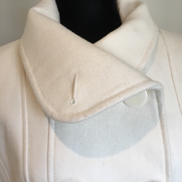 Women’s Winter Coat, Cream, Ivory Guess Coat - Picture 7 of 8